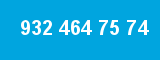 932 464 75 74 932 464 75 74